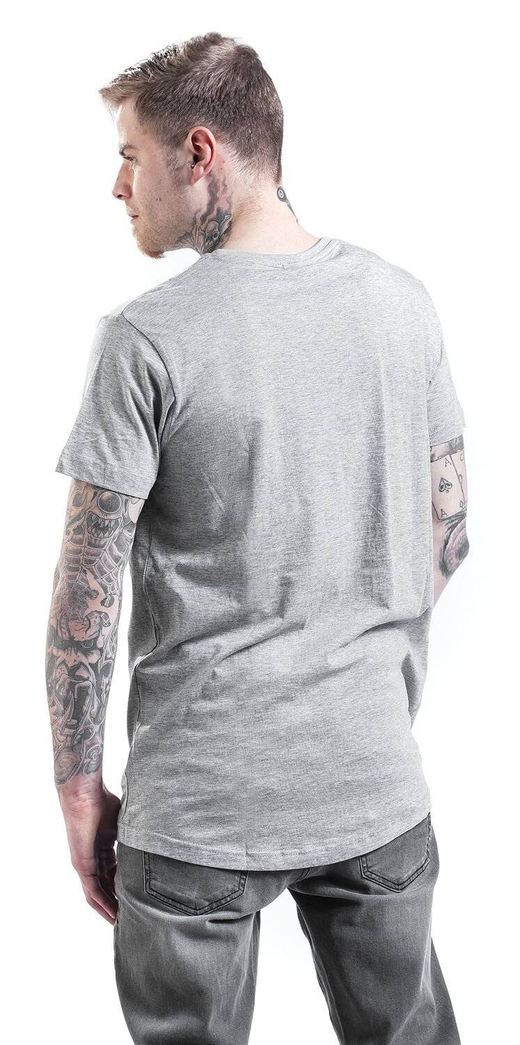 EMP "Shaped Long Tee" T-Shirt Grau Von Urban Classics
