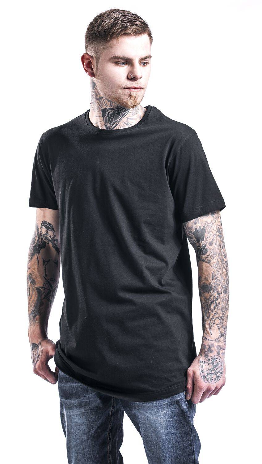 EMP "Shaped Long Tee" T-Shirt Schwarz Von Urban Classics