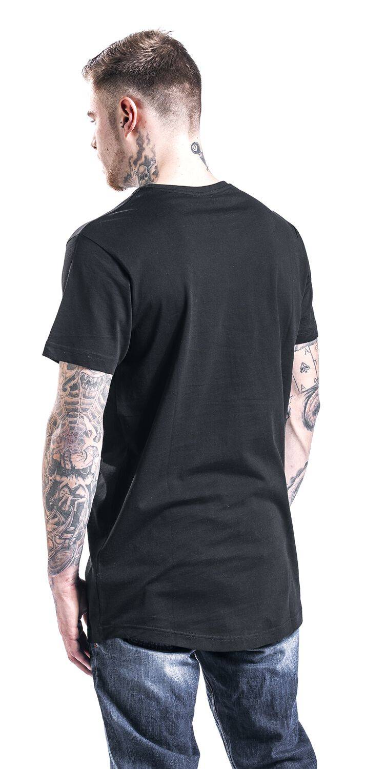EMP "Shaped Long Tee" T-Shirt Schwarz Von Urban Classics