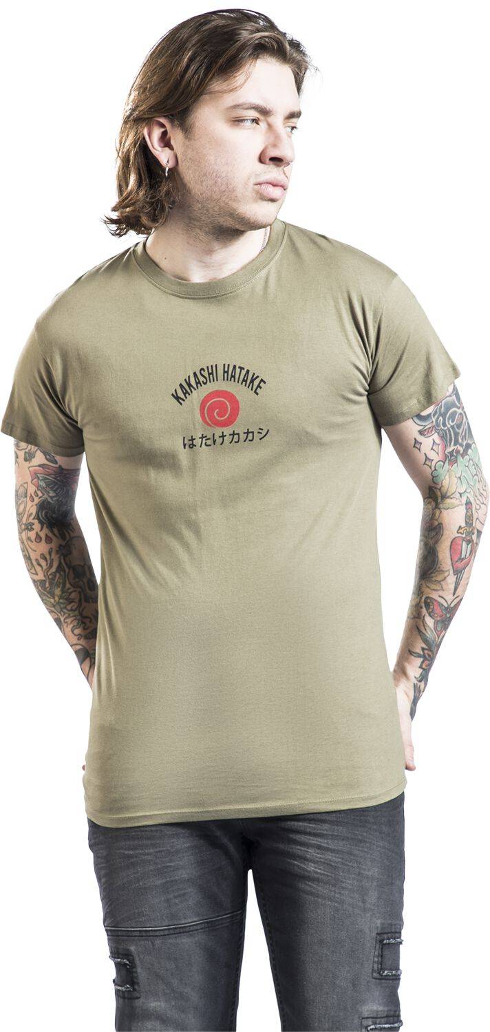 EMP "Shinobi Of Konohagakure" T-Shirt Khaki Von Naruto