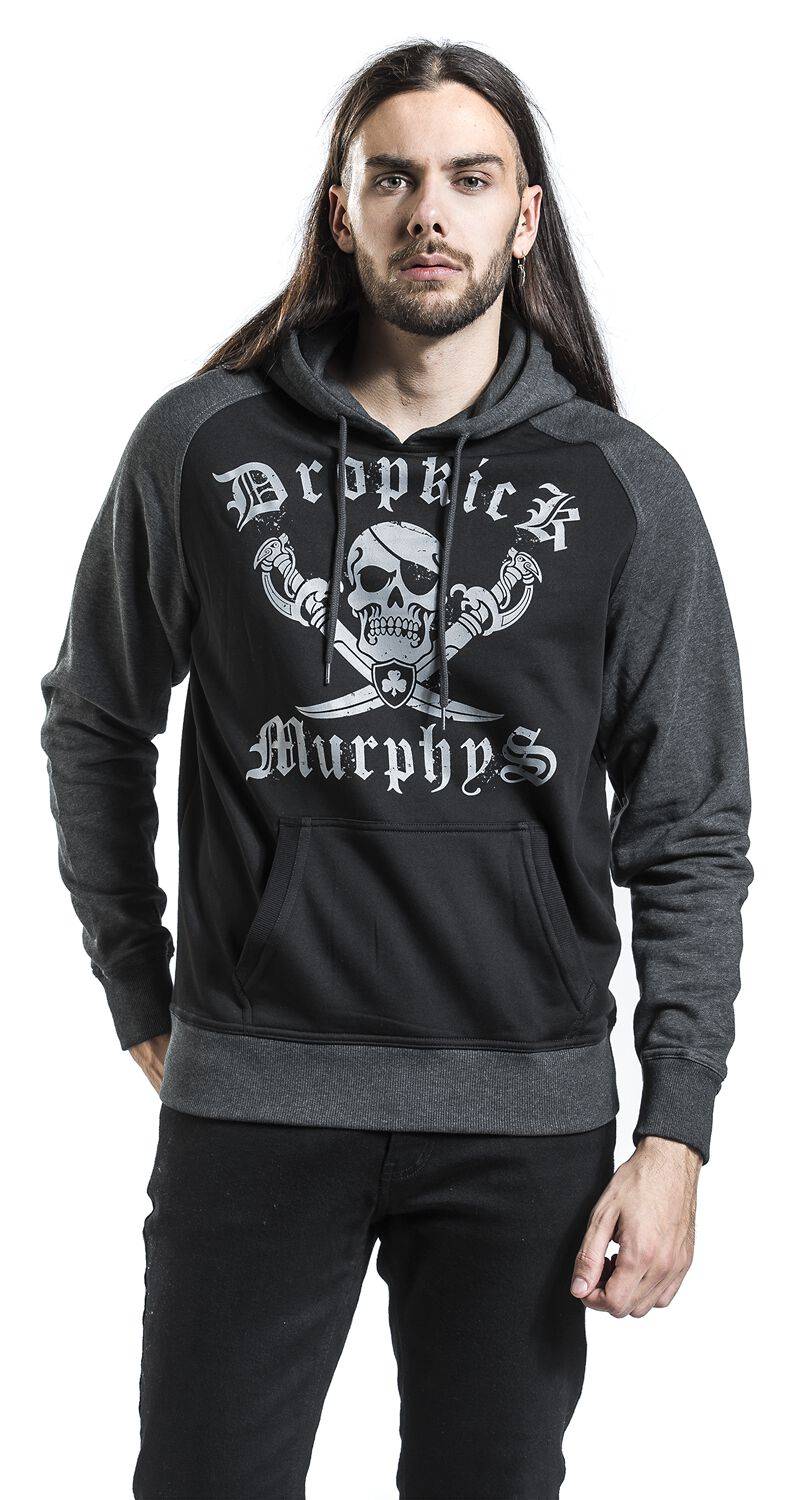 EMP "Shipping Up To Boston" Kapuzenpullover Schwarz/grau Von Dropkick Murphys