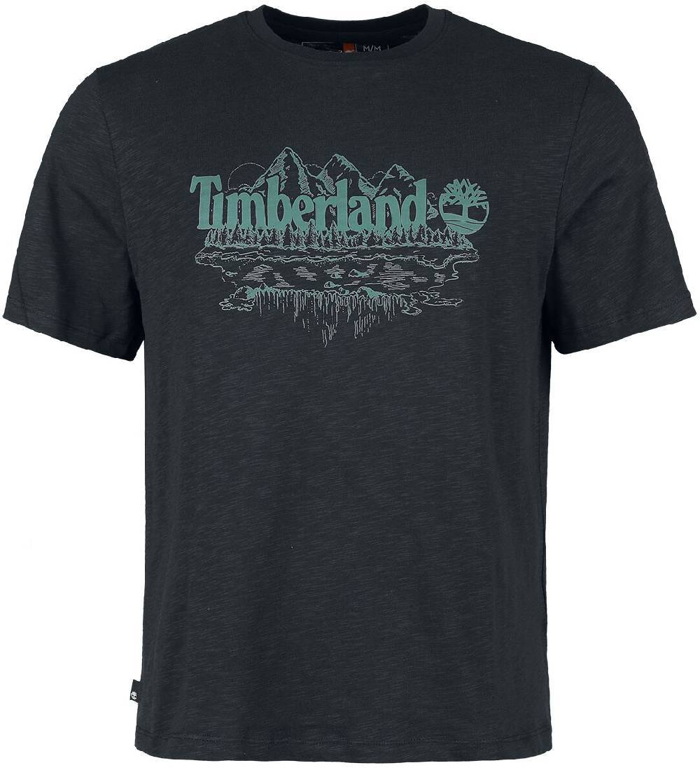 EMP "Short Sleeve Graphic Slub Tee" T-Shirt schwarz von Timberland