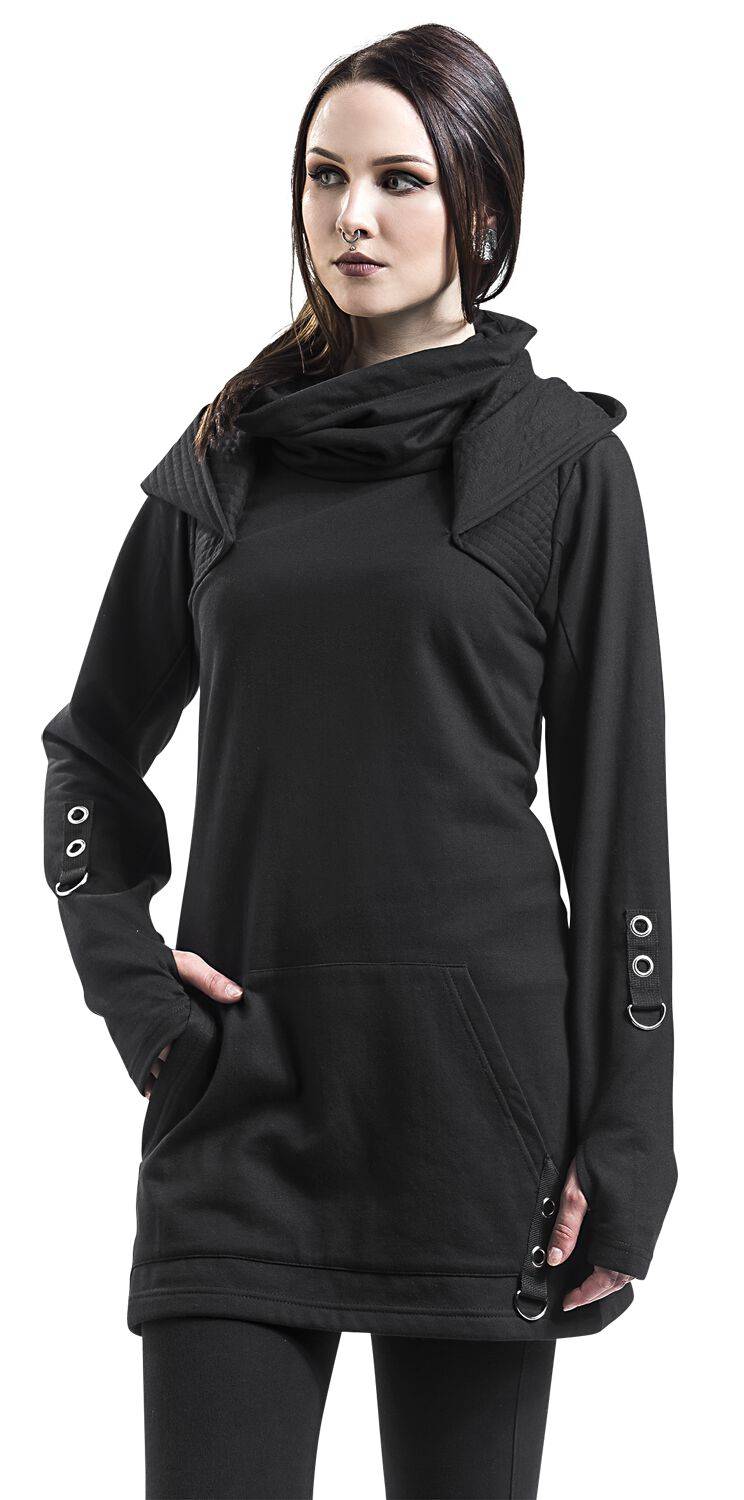 EMP "Siego Top" Kapuzenpullover Schwarz Von Poizen Industries