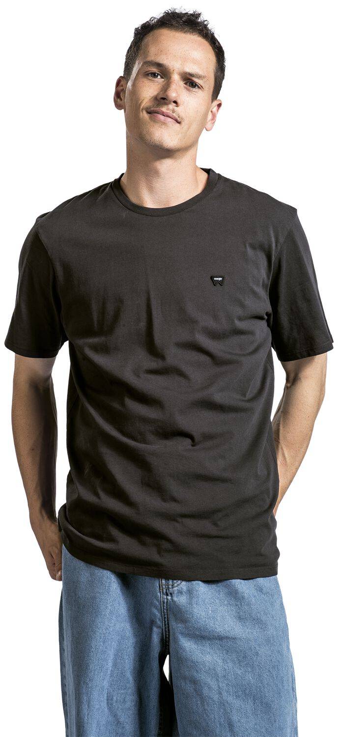 EMP "Sign Off Tee Faded Black" T-Shirt Schwarz Von Wrangler