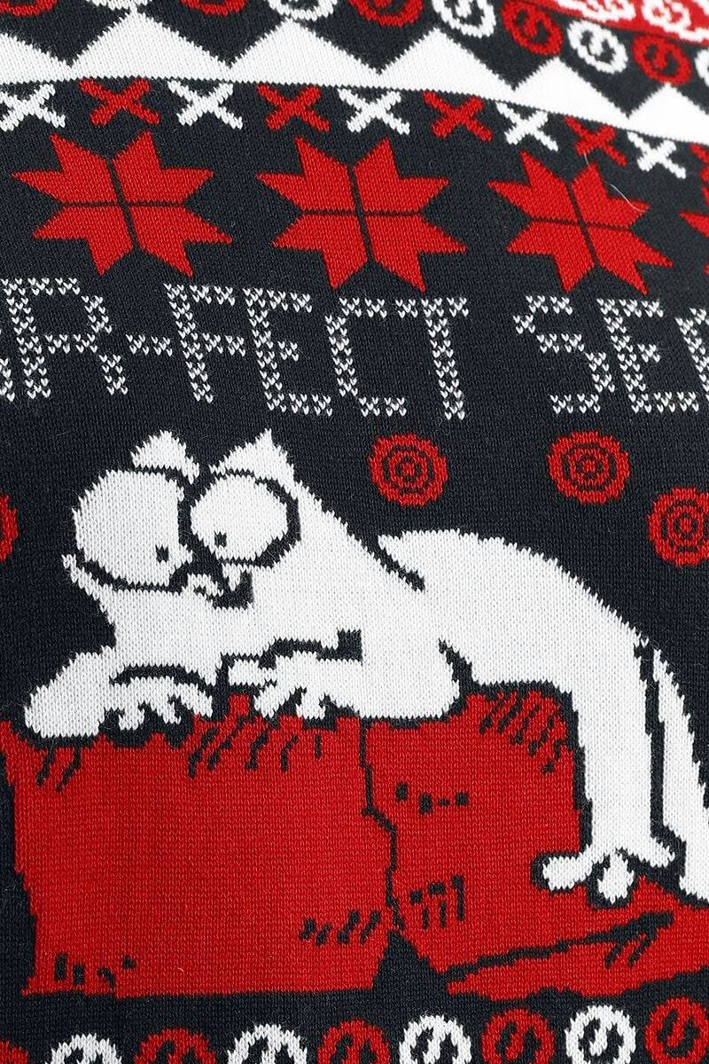 EMP "Simon`s Cat - Karton" Weihnachtspullover Multicolor Von Simon's Cat