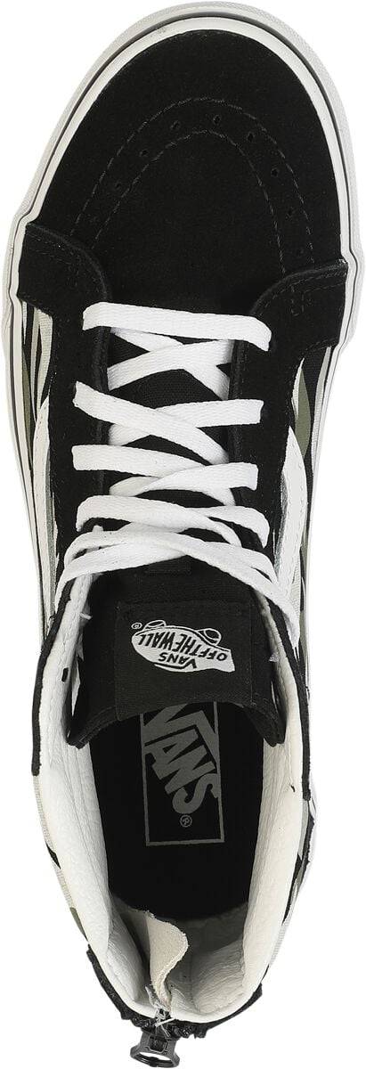 EMP "SK8-HI Zip Flame Camo" Kinder Sneaker Schwarz/grau Von Vans Kids