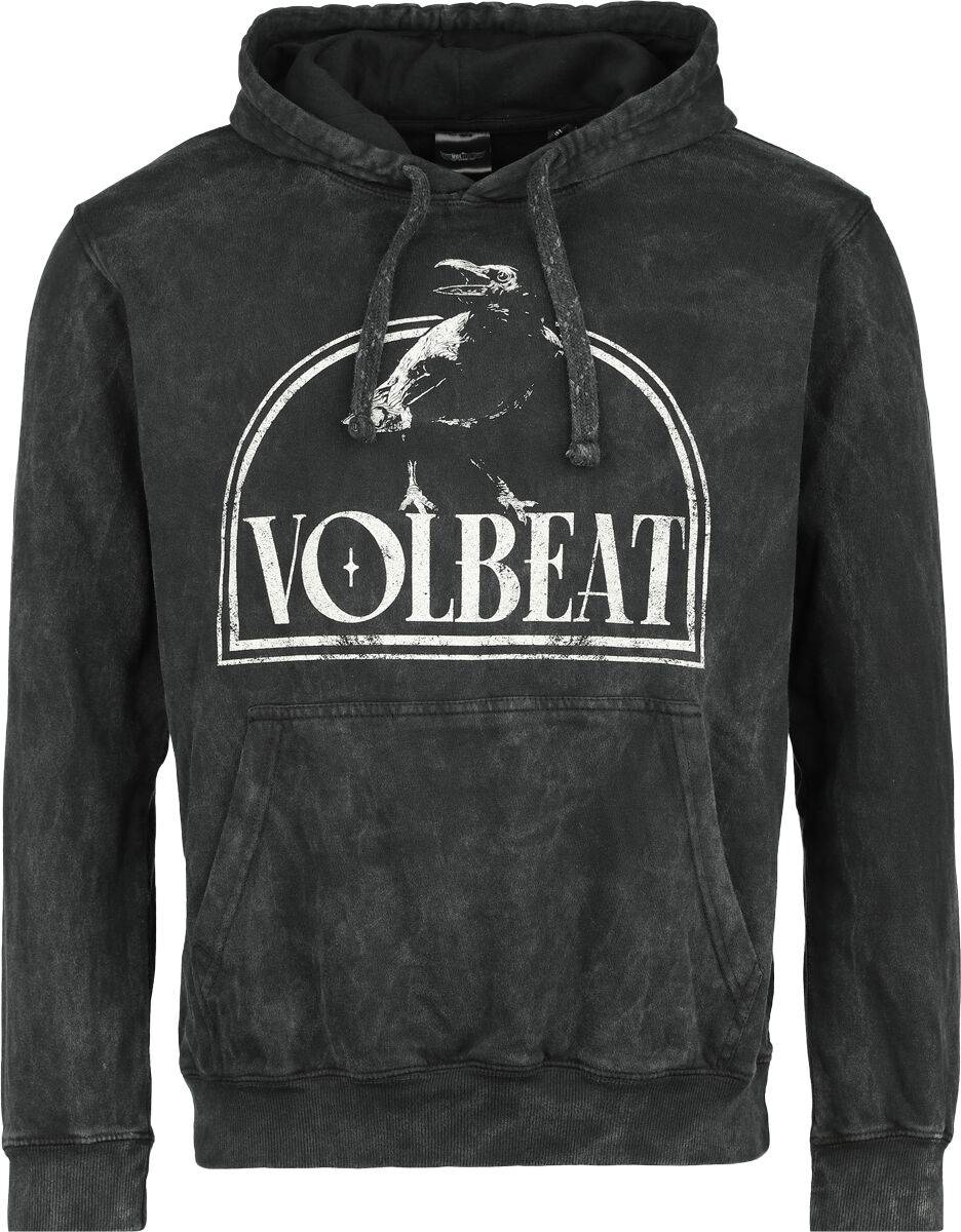 EMP "Skull Raven" Kapuzenpullover anthrazit von Volbeat