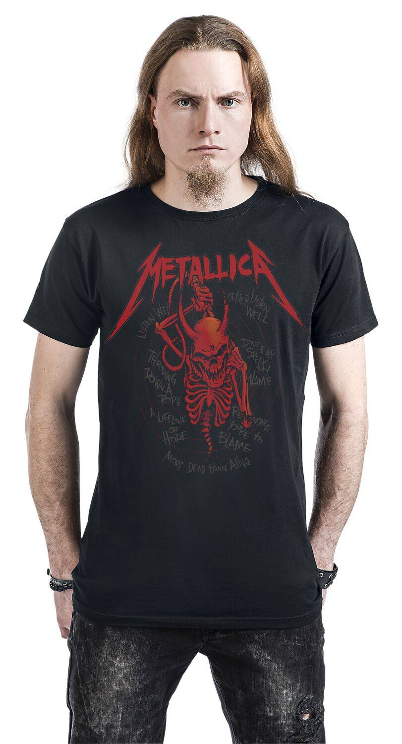 EMP "Skull Screaming Red 72 Seasons" T-Shirt Schwarz Von Metallica
