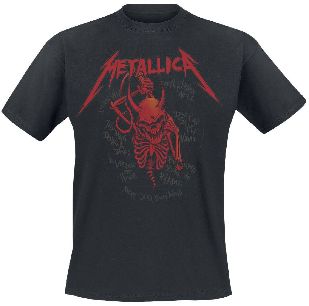 EMP "Skull Screaming Red 72 Seasons" T-Shirt schwarz von Metallica