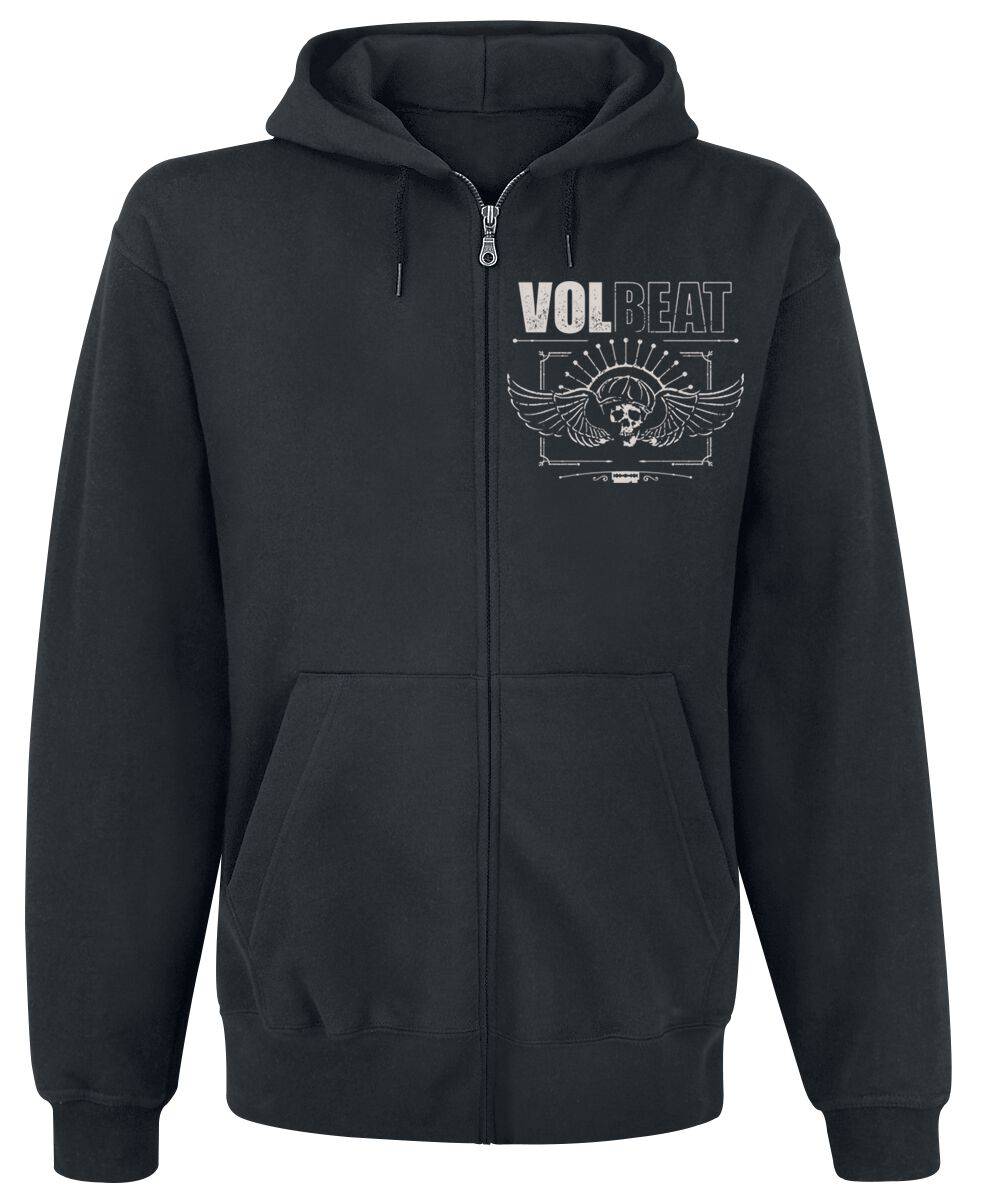EMP "Skullwing - Rewind, Replay, Rebound" Kapuzenjacke schwarz von Volbeat