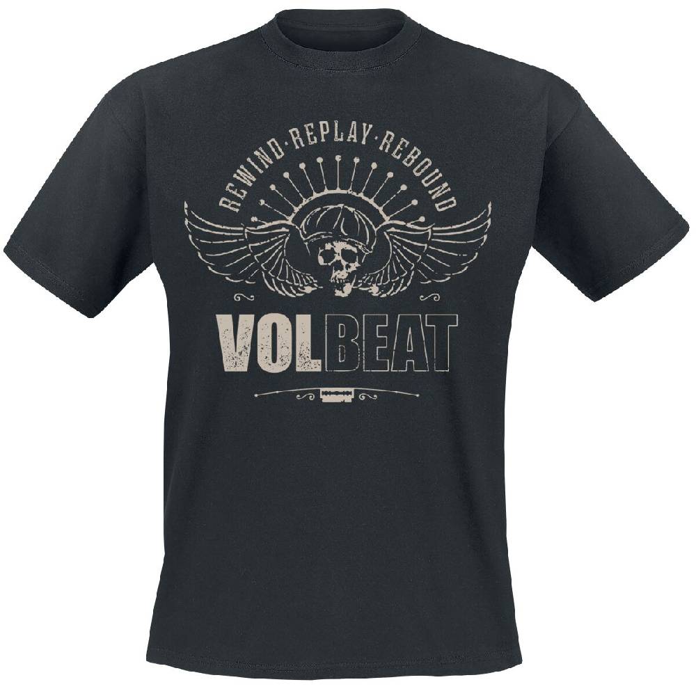 EMP "Skullwing - Rewind, Replay, Rebound" T-Shirt schwarz von Volbeat