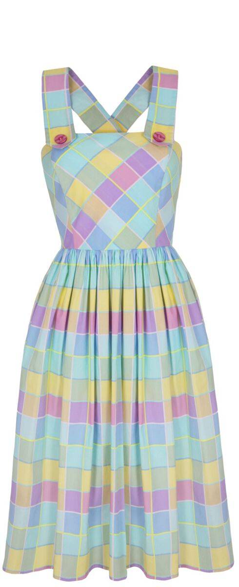 EMP "Skye Midi Dress" Mittellanges Kleid multicolor von Hell Bunny