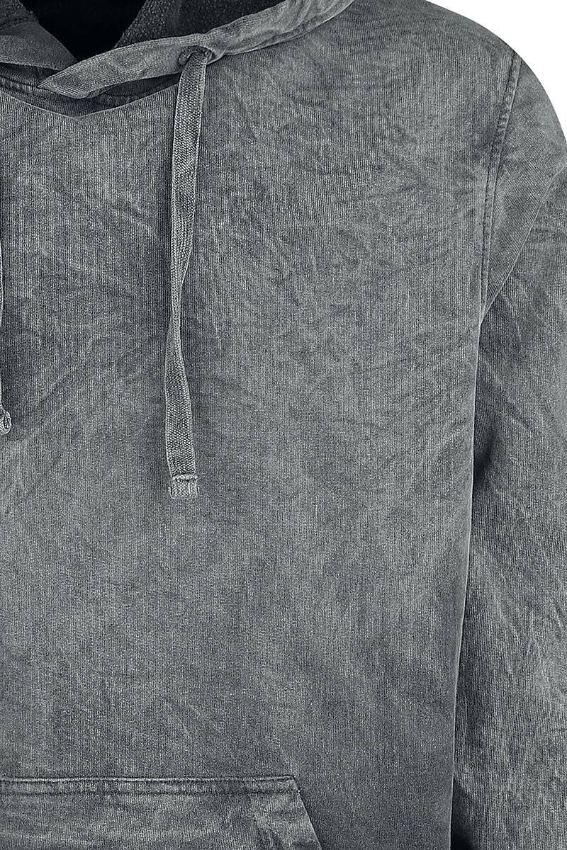 EMP "Slam Hoodie" Kapuzenpullover Grau/schwarz Von Outer Vision