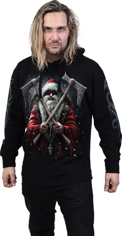EMP "Sleigher Hoodie" Kapuzenpullover Schwarz Von Spiral