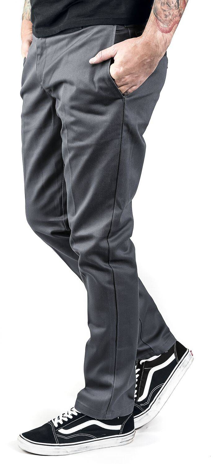EMP "Slim Fit Work Pant WE872" Chino Charcoal Von Dickies