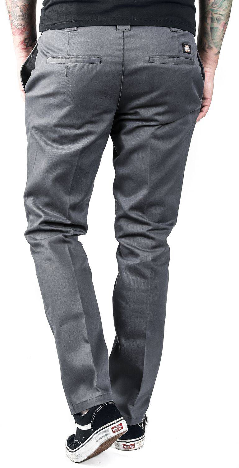 EMP "Slim Fit Work Pant WE872" Chino Charcoal Von Dickies
