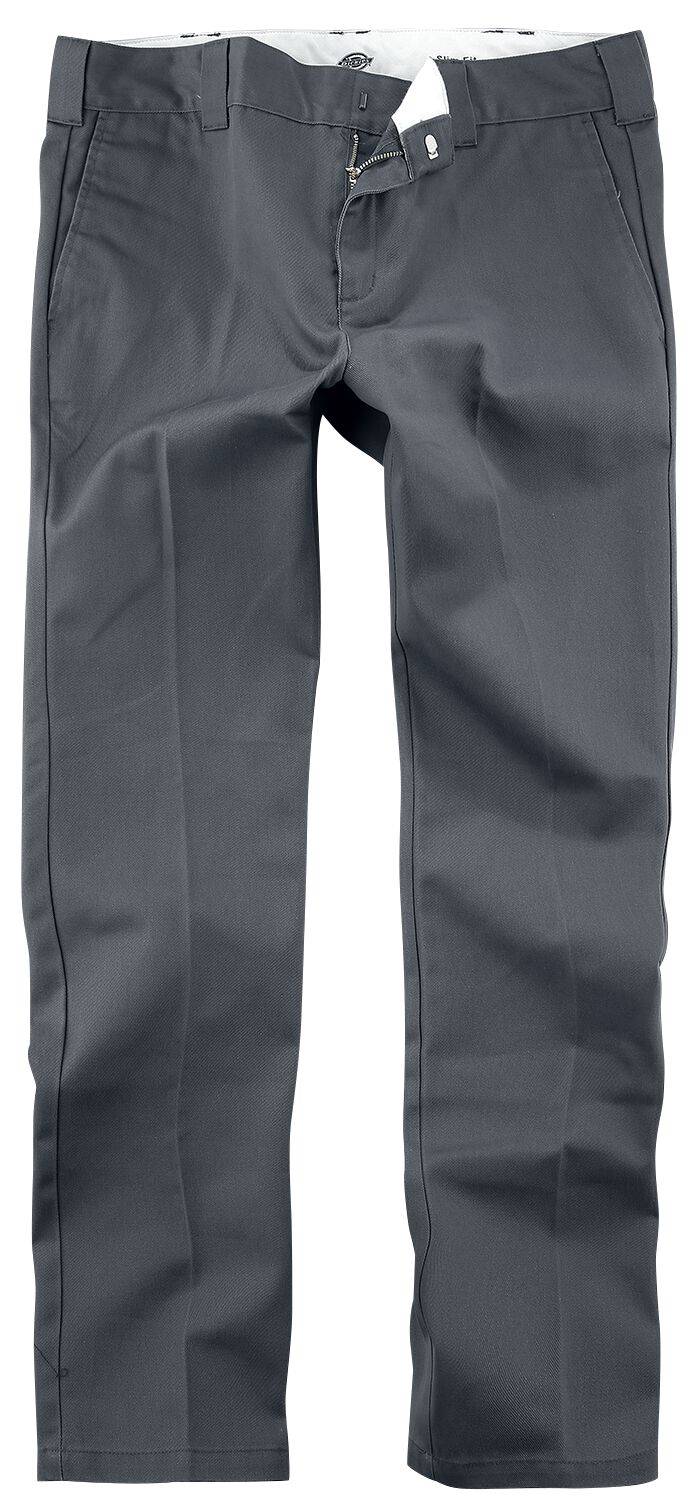 EMP "Slim Fit Work Pant WE872" Chino charcoal von Dickies