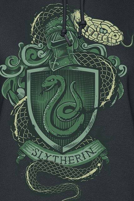 EMP "Slytherin" Kapuzenpullover Schwarz Von Harry Potter