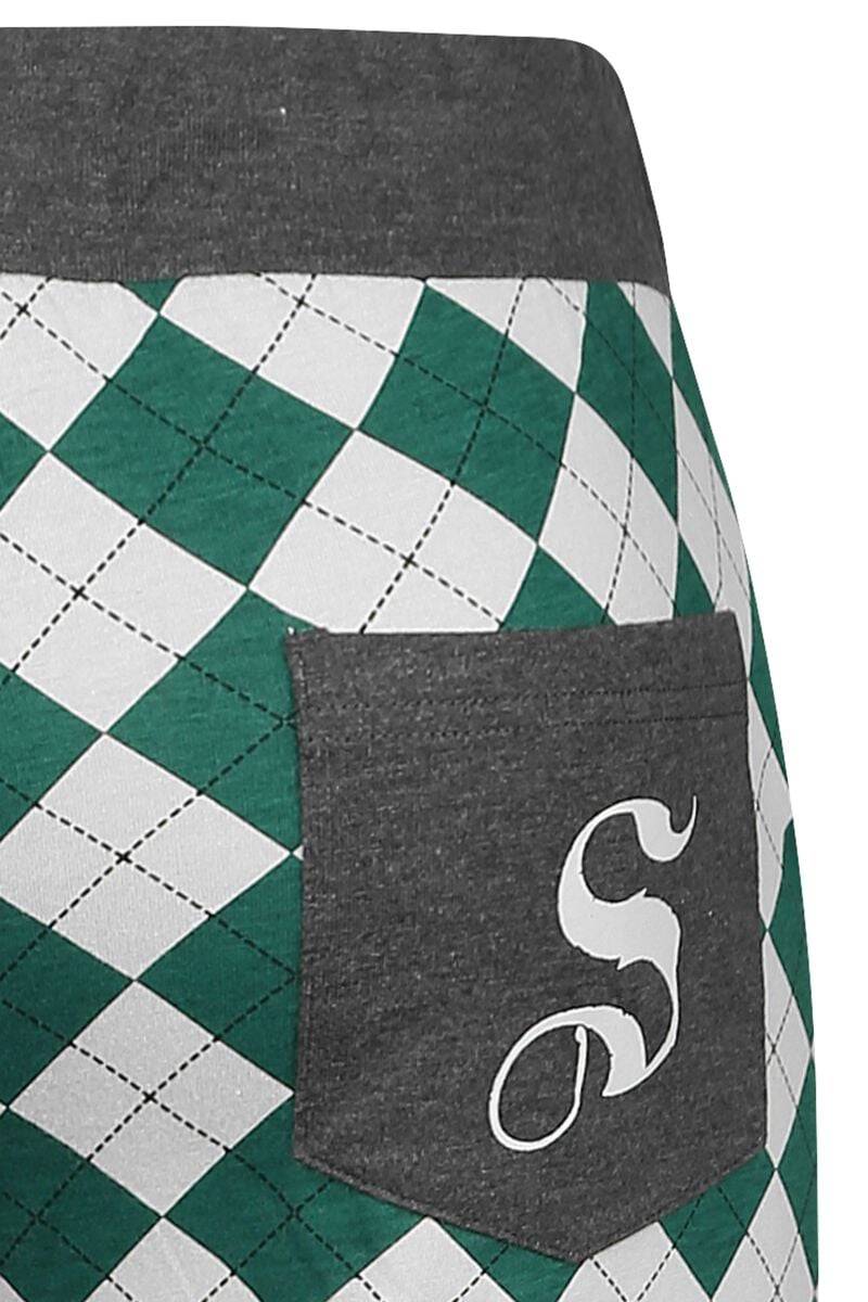 EMP "Slytherin" Pyjama-Hose Grün/grau Von Harry Potter