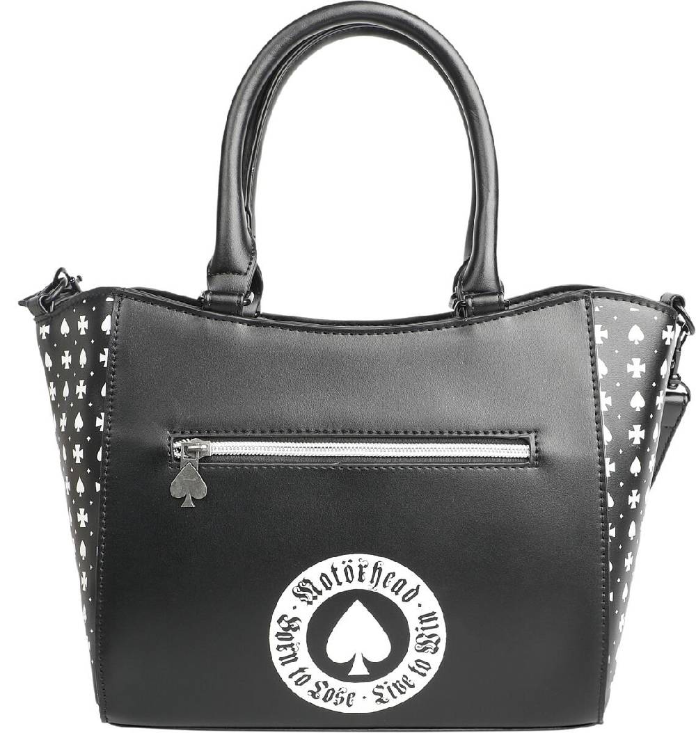 EMP "Snaggletooth" Handtasche Schwarz/weiß Von Motörhead