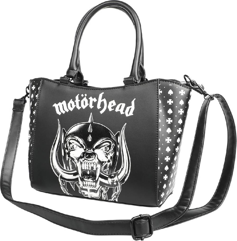 EMP "Snaggletooth" Handtasche schwarz/weiß von Motörhead