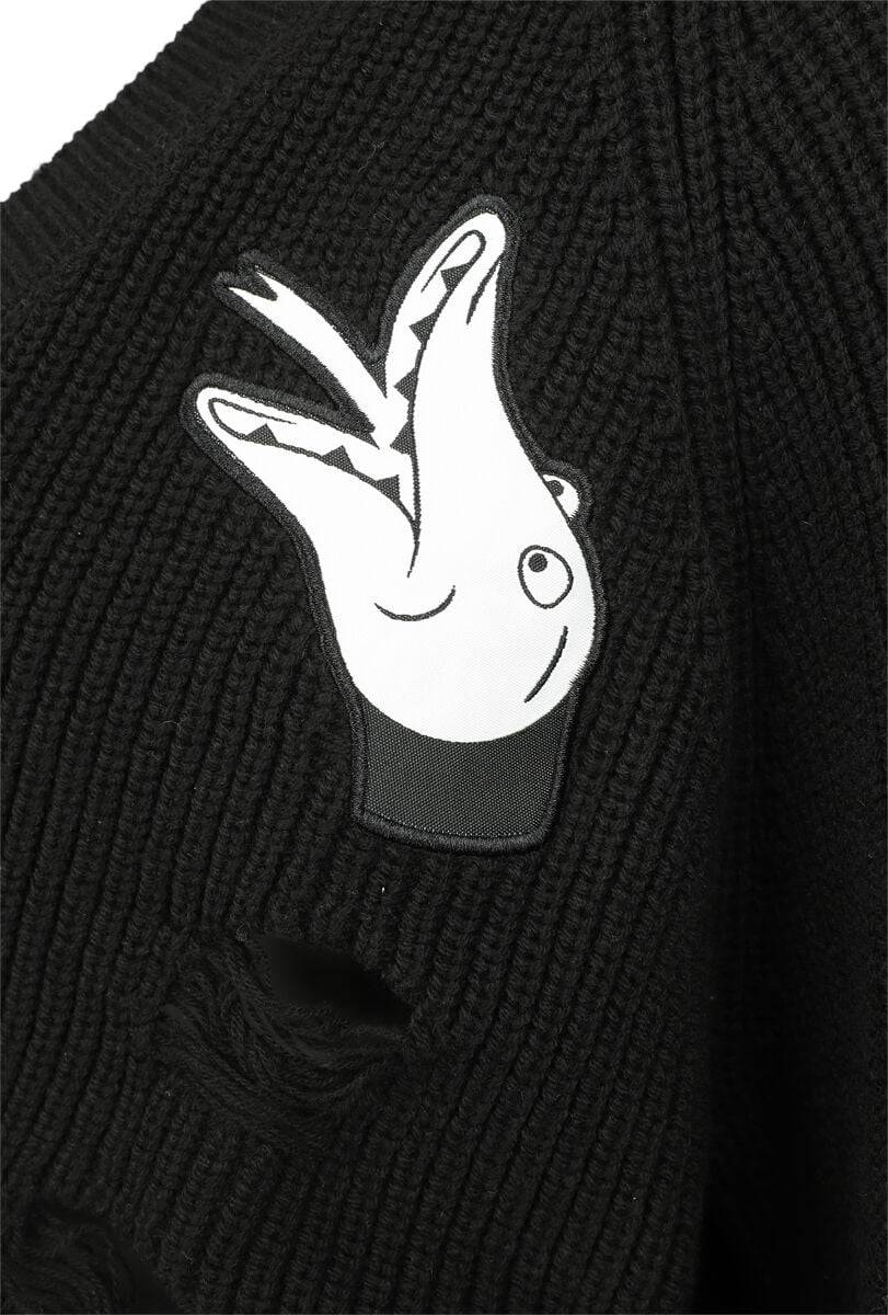 EMP "Snake" Cardigan Schwarz Von The Nightmare Before Christmas