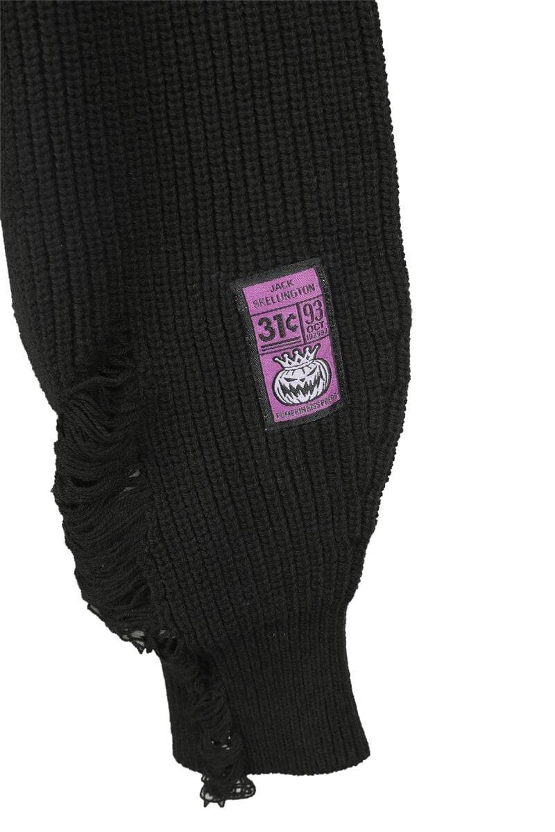 EMP "Snake" Cardigan Schwarz Von The Nightmare Before Christmas