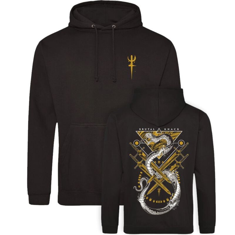 EMP "Snake Hoodie" Kapuzenpullover schwarz von Brutal Knack