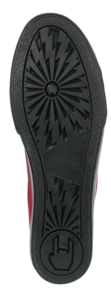 EMP Sneaker High Dunkelrot Von Black Premium By EMP