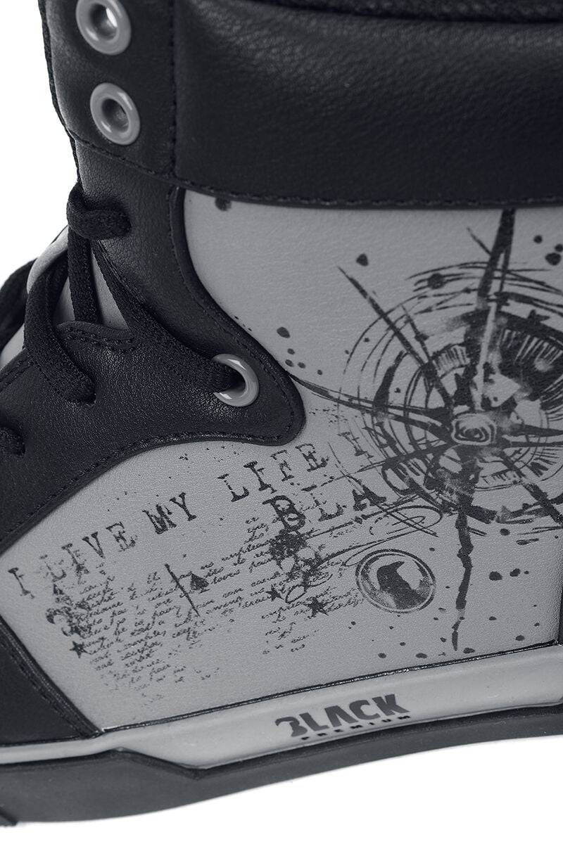 EMP Sneaker High Grau/schwarz Von Black Premium By EMP
