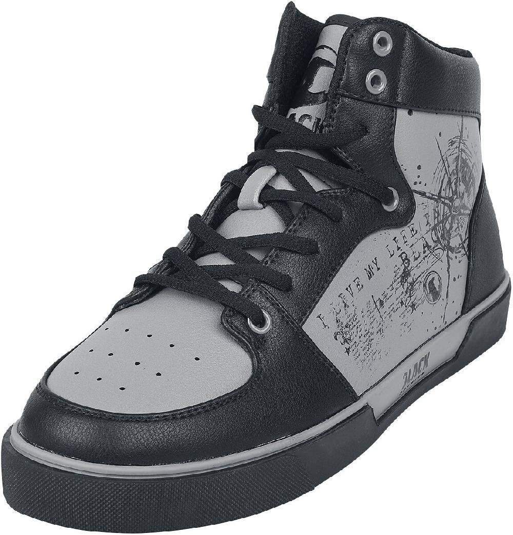 EMP Sneaker high grau/schwarz von Black Premium by EMP