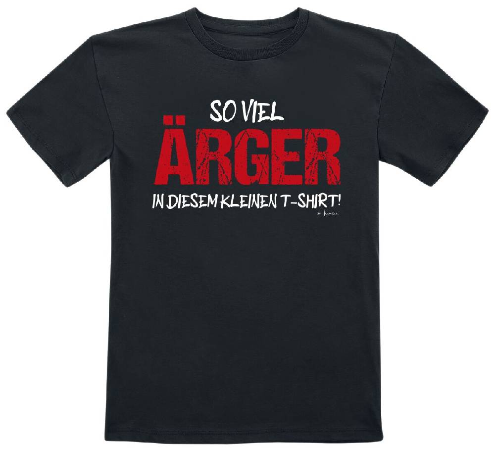 EMP "So viel Ärger in diesem kleinen T-Shirt!" T-Shirt schwarz von Sprüche