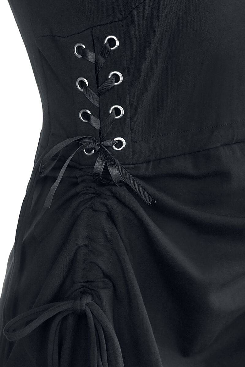 EMP "Soleil Dress" Mittellanges Kleid Schwarz Von Vixxsin