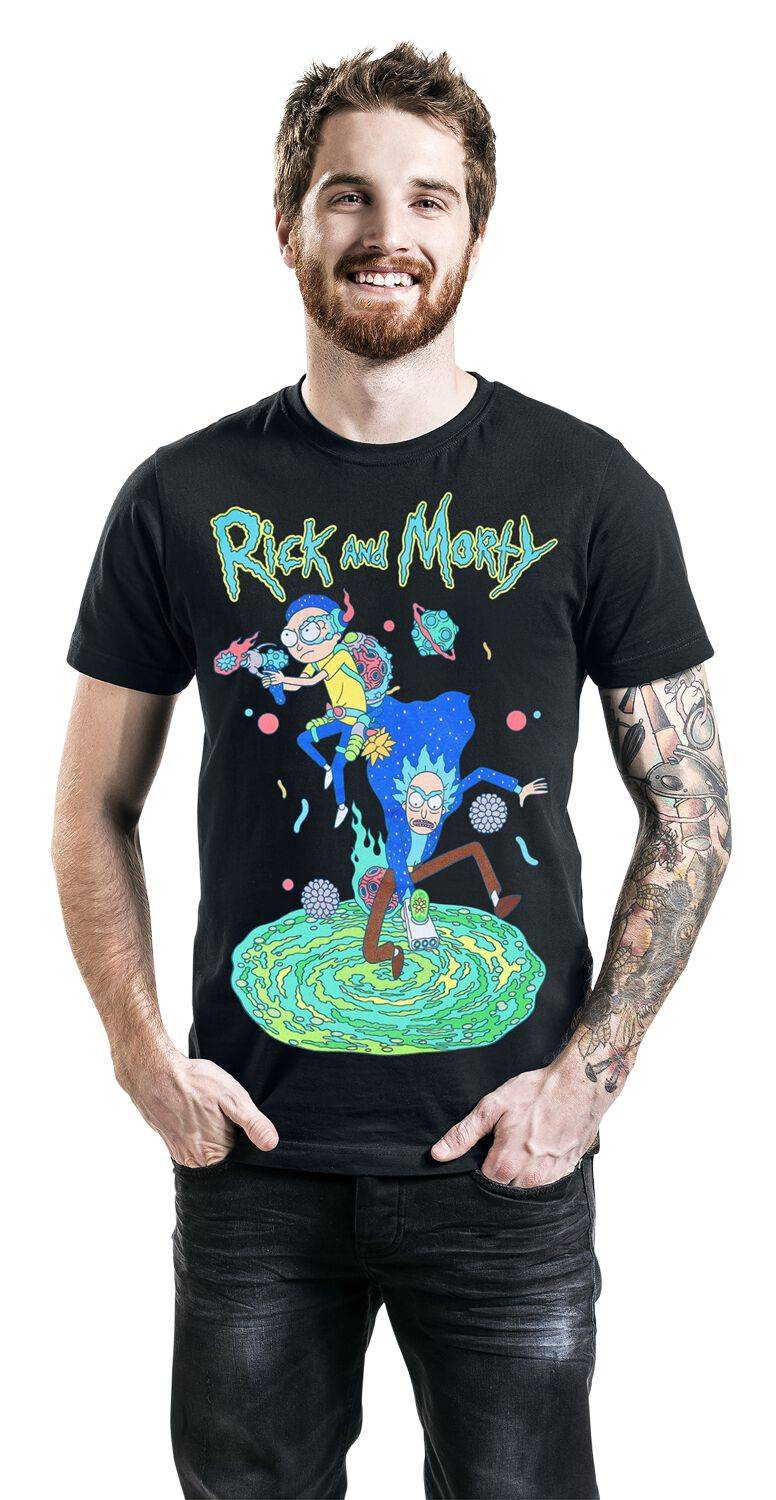 EMP "Space Rangers" T-Shirt Schwarz Von Rick And Morty