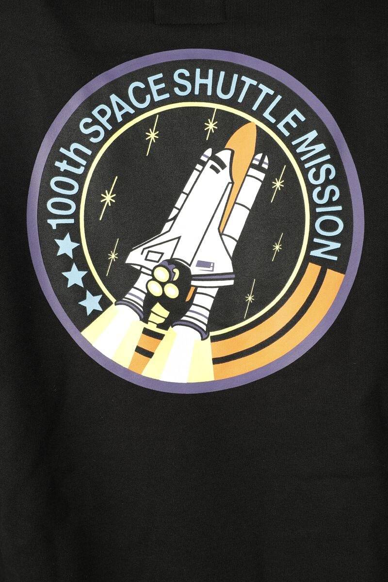 EMP "Space Shuttle Hoody" Kapuzenpullover Schwarz Von Alpha Industries