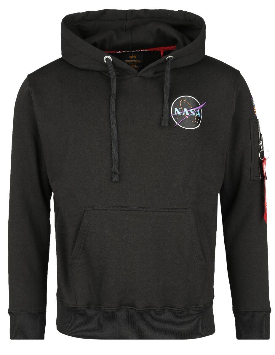 EMP "Space Shuttle Hoody" Kapuzenpullover schwarz von Alpha Industries