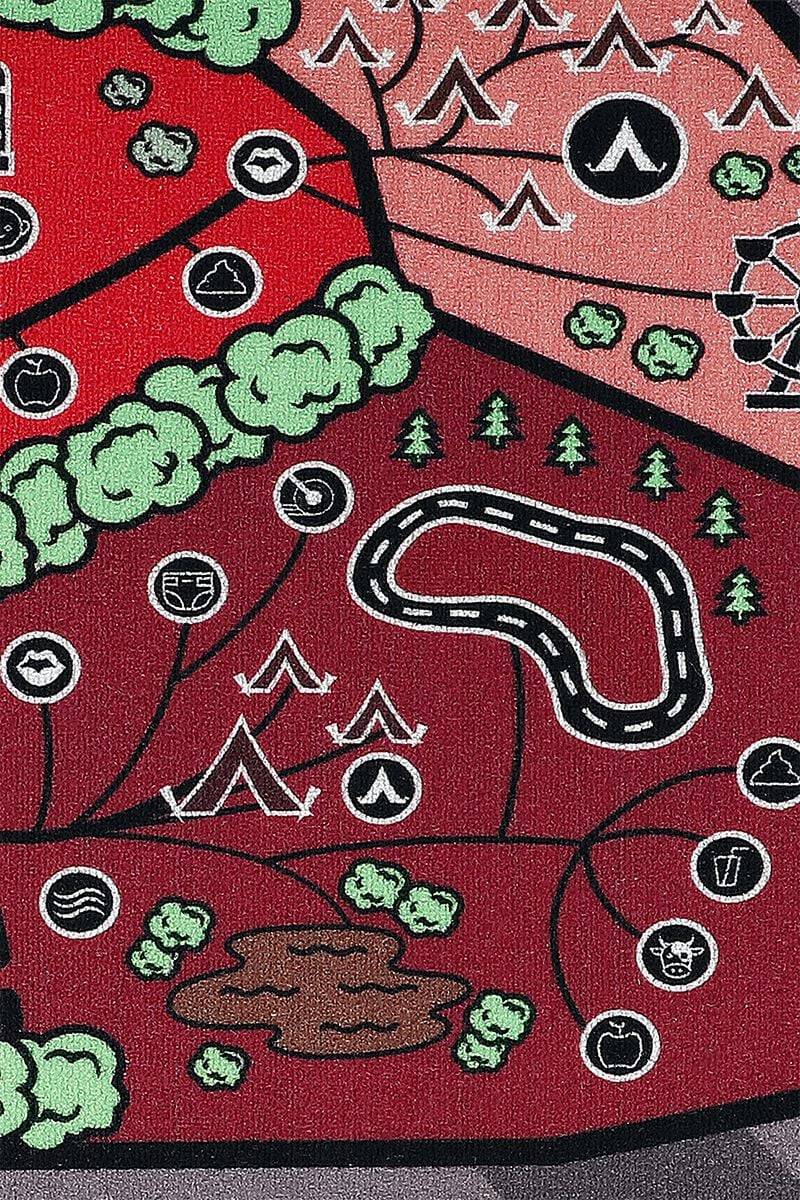 EMP "Spieleteppich Festival" Teppich Multicolor Von EMP Special Collection