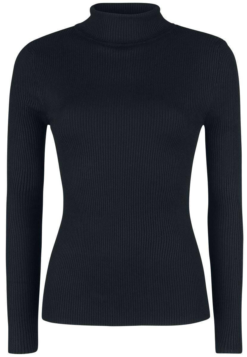 EMP "Spiros Top" Strickpullover schwarz von Hell Bunny