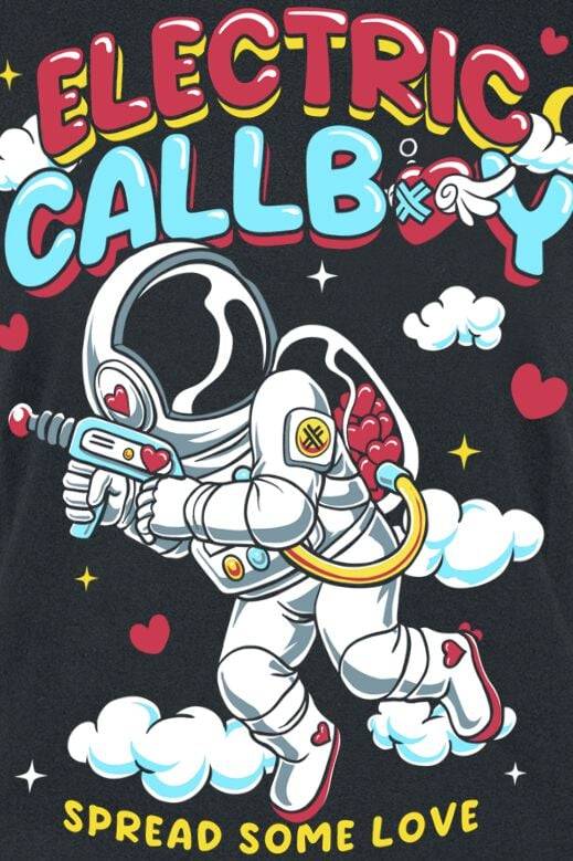 EMP "Spread Some Love" T-Shirt Schwarz Von Electric Callboy