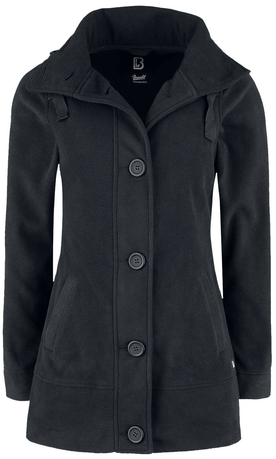 EMP "Square Fleece" Übergangsjacke schwarz von Brandit