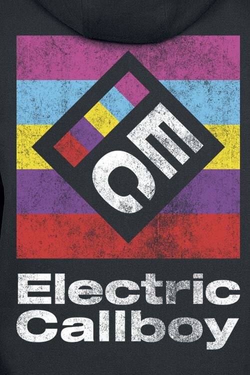 EMP "Square Logo" Kapuzenpullover Schwarz Von Electric Callboy