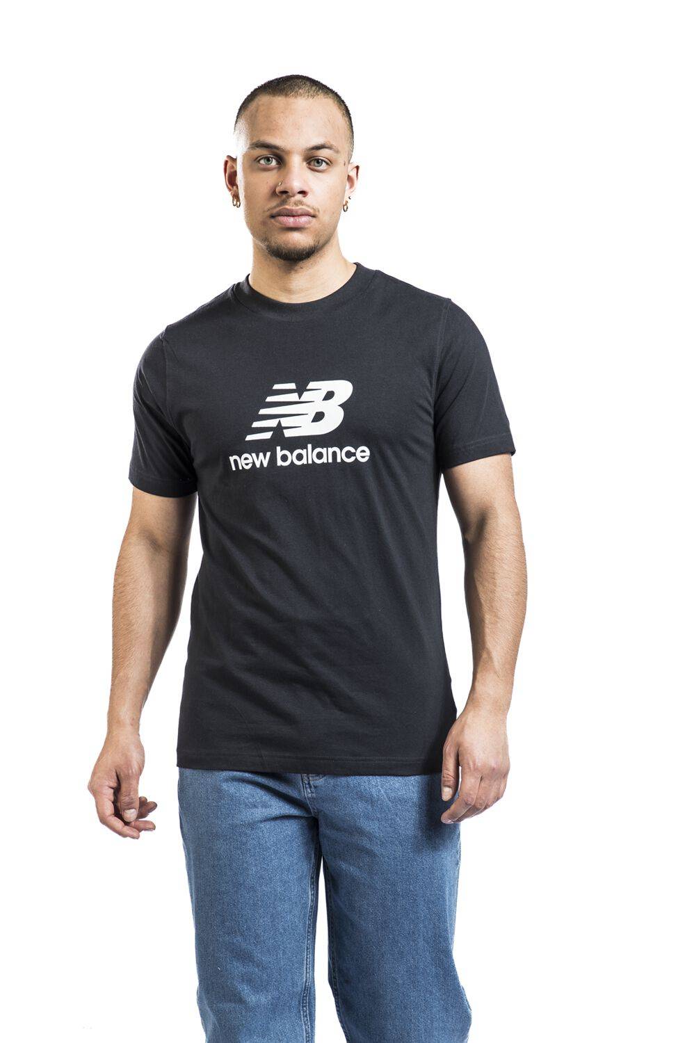 EMP "Stacked Logo T-Shirt" T-Shirt Schwarz Von New Balance