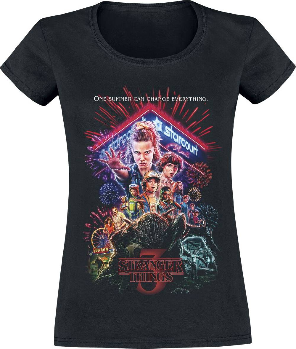 EMP "Staffel 3 Cover" T-Shirt schwarz von Stranger Things
