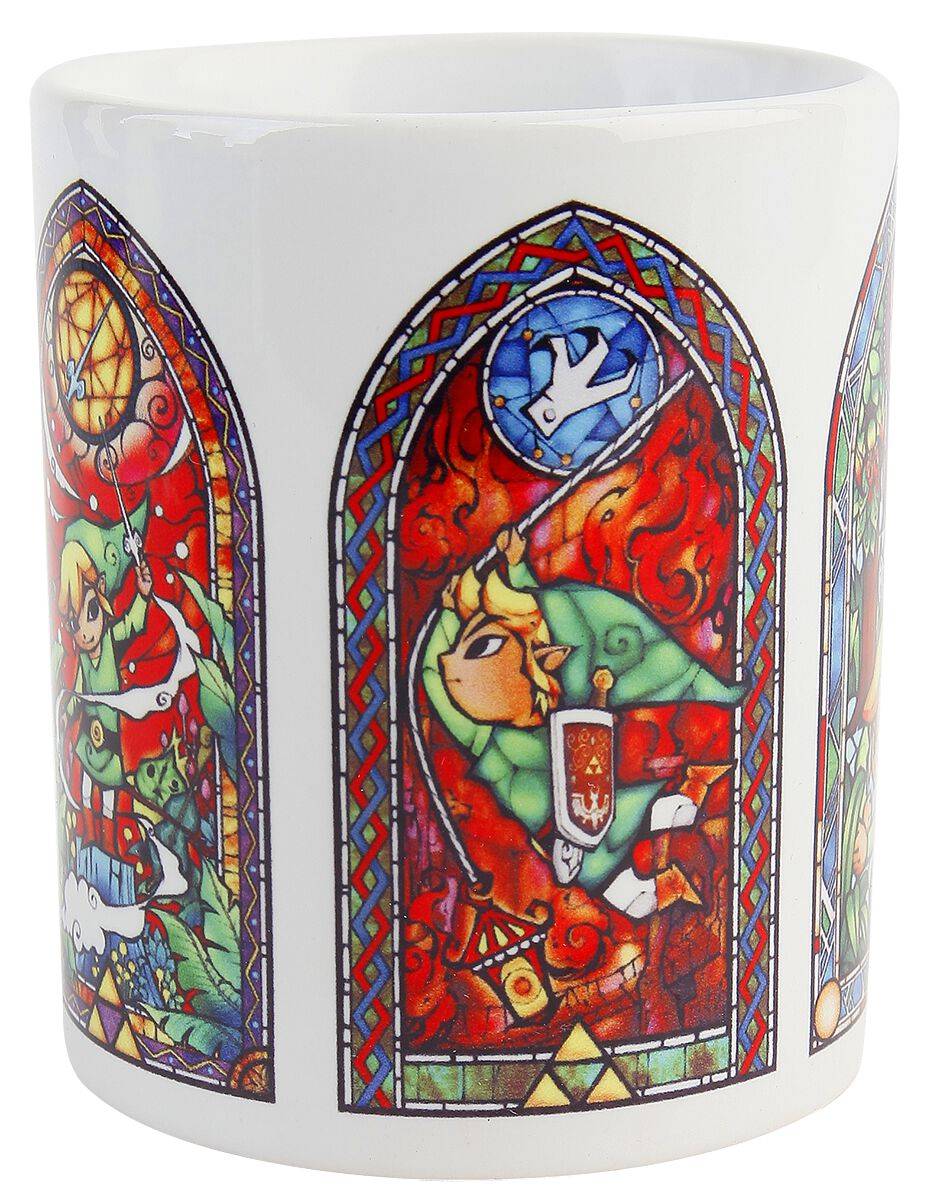 EMP "Stained Glass" Tasse Weiß Von The Legend Of Zelda