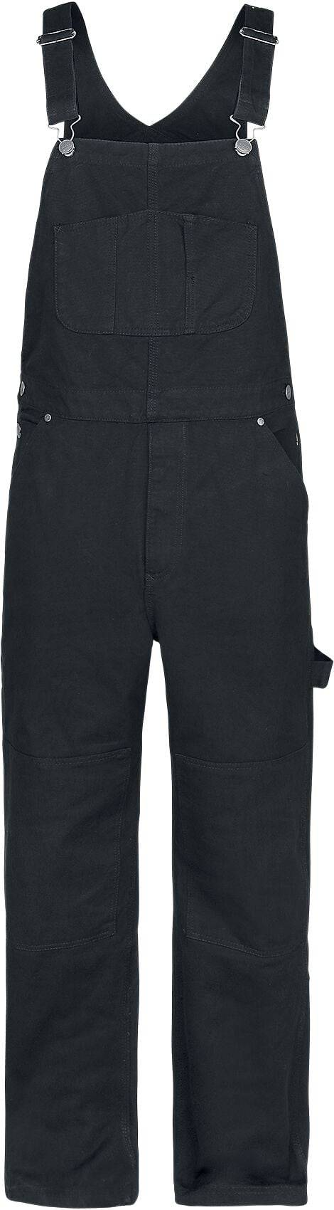 EMP "Stan Workwear Dungaree" Latzhose schwarz von Chet Rock