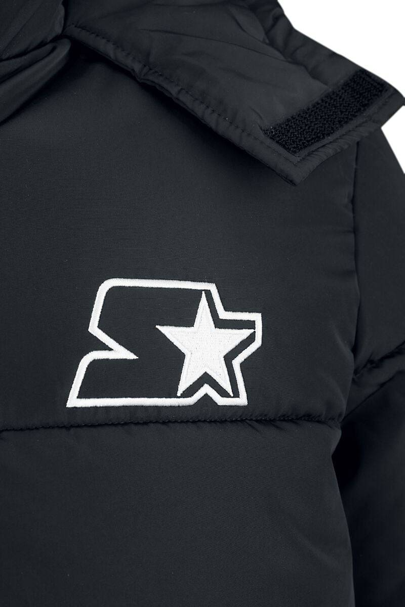 EMP "Starter Puffer Jacket" Winterjacke Schwarz Von Starter