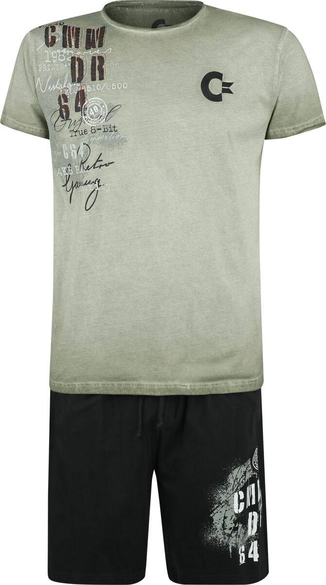 EMP "Stats" Schlafanzug oliv/schwarz von Commodore 64