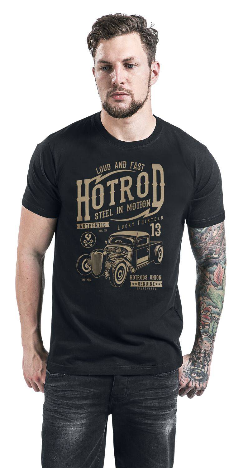 EMP "Steel In Motion" T-Shirt Schwarz Von Gasoline Bandit