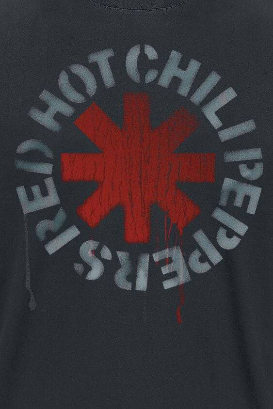 EMP "Stencil Black" T-Shirt Schwarz Von Red Hot Chili Peppers