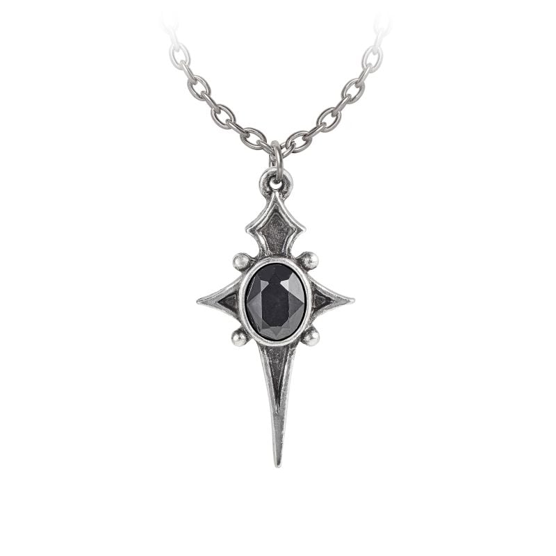 EMP "Sterne Leben" Halskette schwarz/silberfarben von Alchemy Gothic